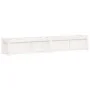 Solid white pine wood planter 180x31x31 cm by vidaXL, Pots and planters - Ref: Foro24-837496, Price: 104,13 €, Discount: %