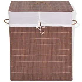 Brauner rechteckiger Bambus-Wäschekorb von vidaXL, Wäschekörbe - Ref: Foro24-245583, Preis: 26,95 €, Rabatt: %