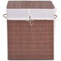 Brauner rechteckiger Bambus-Wäschekorb von vidaXL, Wäschekörbe - Ref: Foro24-245583, Preis: 27,38 €, Rabatt: %