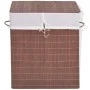 Brown Rectangular Bamboo Laundry Basket by vidaXL, Laundry baskets - Ref: Foro24-245583, Price: 26,95 €, Discount: %