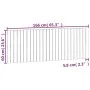 Cabecero de cama de pared madera maciza de pino 166x3x60 cm de vidaXL, Cabeceros y pies de cama - Ref: Foro24-824858, Precio:...