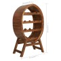 Weinregal für 13 Flaschen aus massivem Akazienholz von vidaXL, Weinregale - Ref: Foro24-44036, Preis: 115,39 €, Rabatt: %