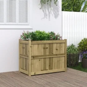 Impregnated pine wood planter 90x50x70 cm by vidaXL, Pots and planters - Ref: Foro24-837473, Price: 121,61 €, Discount: %