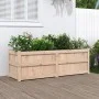 Pflanzgefäß aus massivem Kiefernholz, 150 x 50 x 50 cm von vidaXL, Töpfe und Pflanzgefäße - Ref: Foro24-837484, Preis: 102,26...