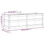 Jardinera de madera maciza de pino 150x50x50 cm de vidaXL, Maceteros y jardineras - Ref: Foro24-837484, Precio: 102,26 €, Des...
