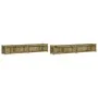 Outdoor planters 2 units impregnated pine wood by vidaXL, Pots and planters - Ref: Foro24-837503, Price: 171,11 €, Discount: %