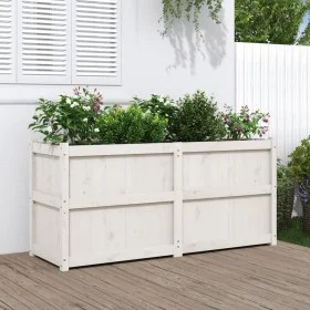 Pflanzgefäß aus massivem Weißkiefernholz, 150 x 50 x 70 cm von vidaXL, Töpfe und Pflanzgefäße - Ref: Foro24-837490, Preis: 19...