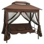 Convertible rocking bench in brown color by vidaXL, Garden rockers - Ref: Foro24-43240, Price: 386,23 €, Discount: %