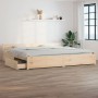 Estructura de cama con cajones 200x200 cm