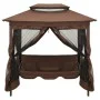 Convertible rocking bench in brown color by vidaXL, Garden rockers - Ref: Foro24-43240, Price: 386,23 €, Discount: %
