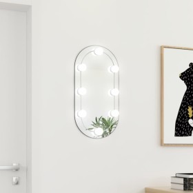 Spiegel mit LED-Beleuchtung ovales Glas 60x30 cm von vidaXL, Spiegel - Ref: Foro24-3102974, Preis: 32,02 €, Rabatt: %