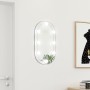 Mirror with LED lights oval glass 60x30 cm by vidaXL, Mirrors - Ref: Foro24-3102974, Price: 32,02 €, Discount: %