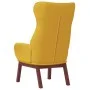 Sillón de relax de tela amarillo mostaza de vidaXL, Sillones - Ref: Foro24-341275, Precio: 122,91 €, Descuento: %