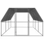 Hühnerstall für den Außenbereich aus verzinktem Stahl, 3 x 6 x 2 m von vidaXL, Käfige und Lebensräume für Kleintiere - Ref: F...
