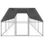 Galvanized steel outdoor chicken coop cage 3x12x2 m by vidaXL, Cages and habitats for small animals - Ref: Foro24-3154380, Pr...