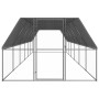 Hühnerstall für den Außenbereich aus verzinktem Stahl, 3 x 12 x 2 m von vidaXL, Käfige und Lebensräume für Kleintiere - Ref: ...