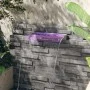 Waterfall fountain with RGB LED stainless steel 60 cm by vidaXL, Fountains and waterfalls - Ref: Foro24-151410, Price: 138,27...