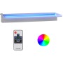 Wasserfallbrunnen mit RGB-LED aus Edelstahl 60 cm von vidaXL, Brunnen und Wasserfälle - Ref: Foro24-151410, Preis: 126,48 €, ...