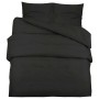 Schwarzes leichtes Mikrofaser-Bettbezug-Set, 200 x 200 cm von vidaXL, Bettbezüge - Ref: Foro24-135967, Preis: 20,70 €, Rabatt: %