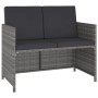 Garden dining set 6 pieces and gray synthetic rattan cushions by vidaXL, Garden sets - Ref: Foro24-43905, Price: 447,43 €, Di...