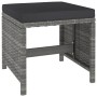 Garden dining set 6 pieces and gray synthetic rattan cushions by vidaXL, Garden sets - Ref: Foro24-43905, Price: 447,43 €, Di...