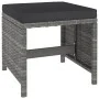 Garten-Essgruppe 6-teilig und graue synthetische Rattankissen von vidaXL, Gartensets - Ref: Foro24-43905, Preis: 449,20 €, Ra...