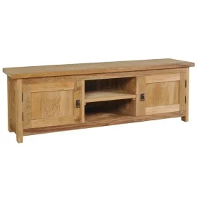 Solid teak wood TV stand 120x30x40 cm by vidaXL, TV Furniture - Ref: Foro24-244485, Price: 250,74 €, Discount: %