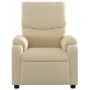 Cream Fabric Recliner by vidaXL, Armchairs - Ref: Foro24-373419, Price: 196,60 €, Discount: %