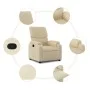 Cream Fabric Recliner by vidaXL, Armchairs - Ref: Foro24-373419, Price: 196,60 €, Discount: %