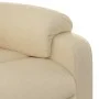 Cream Fabric Recliner by vidaXL, Armchairs - Ref: Foro24-373419, Price: 196,60 €, Discount: %