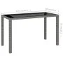 Garten-Essgruppe 6-teilig und graue synthetische Rattankissen von vidaXL, Gartensets - Ref: Foro24-43905, Preis: 449,20 €, Ra...