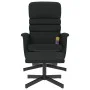 Massage recliner with footrest black synthetic leather by vidaXL, Armchairs - Ref: Foro24-356715, Price: 128,25 €, Discount: %