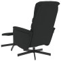 Massage recliner with footrest black synthetic leather by vidaXL, Armchairs - Ref: Foro24-356715, Price: 128,77 €, Discount: %