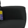 Massage recliner with footrest black synthetic leather by vidaXL, Armchairs - Ref: Foro24-356715, Price: 128,25 €, Discount: %