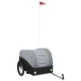 Black and gray iron bicycle trailer 45 kg by vidaXL, Bicycle trailers - Ref: Foro24-94126, Price: 85,23 €, Discount: %