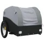 Remolque para bicicleta hierro negro y gris 45 kg de vidaXL, Remolques para bicicletas - Ref: Foro24-94126, Precio: 85,34 €, ...