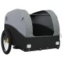 Remolque para bicicleta hierro negro y gris 45 kg de vidaXL, Remolques para bicicletas - Ref: Foro24-94126, Precio: 85,34 €, ...