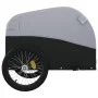 Remolque para bicicleta hierro negro y gris 45 kg de vidaXL, Remolques para bicicletas - Ref: Foro24-94126, Precio: 85,34 €, ...