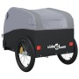 Fahrradanhänger aus schwarzem und grauem Eisen, 45 kg von vidaXL, Fahrradanhänger - Ref: Foro24-94126, Preis: 86,79 €, Rabatt: %