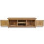 Mueble de TV de madera de teca maciza 120x30x40 cm de vidaXL, Muebles TV - Ref: Foro24-244485, Precio: 267,28 €, Descuento: %