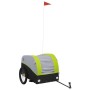 Schwarz-grüner Fahrradanhänger aus Eisen, 45 kg von vidaXL, Fahrradanhänger - Ref: Foro24-94130, Preis: 86,55 €, Rabatt: %
