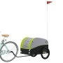 Schwarz-grüner Fahrradanhänger aus Eisen, 45 kg von vidaXL, Fahrradanhänger - Ref: Foro24-94130, Preis: 85,09 €, Rabatt: %