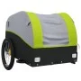 Schwarz-grüner Fahrradanhänger aus Eisen, 45 kg von vidaXL, Fahrradanhänger - Ref: Foro24-94130, Preis: 85,09 €, Rabatt: %