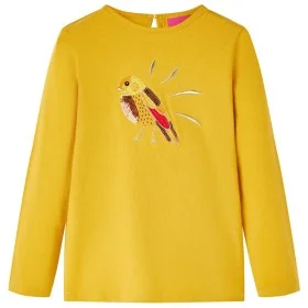 Dark ocher long-sleeved children's t-shirt 92 by vidaXL, Kids T-shirts - Ref: Foro24-13634, Price: 8,59 €, Discount: %