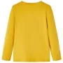 Dark ocher long-sleeved children's t-shirt 128 by vidaXL, Kids T-shirts - Ref: Foro24-13482, Price: 8,59 €, Discount: %