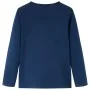 Marineblaues Langarm-T-Shirt für Kinder 92 von vidaXL, Kinder-T-Shirts - Ref: Foro24-13489, Preis: 8,59 €, Rabatt: %