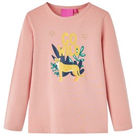 Children's long-sleeved light pink t-shirt 140 by vidaXL, Kids T-shirts - Ref: Foro24-13553, Price: 8,39 €, Discount: %