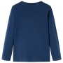 Marineblaues Langarm-T-Shirt für Kinder 104 von vidaXL, Kinder-T-Shirts - Ref: Foro24-13620, Preis: 8,94 €, Rabatt: %