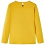 Dark ocher long-sleeved children's t-shirt 116 by vidaXL, Kids T-shirts - Ref: Foro24-13636, Price: 8,59 €, Discount: %