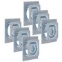 Trailer tie-down rings 6 pcs galvanized steel 2000kg by vidaXL, Trailers for motor vehicles - Ref: Foro24-142672, Price: 54,4...